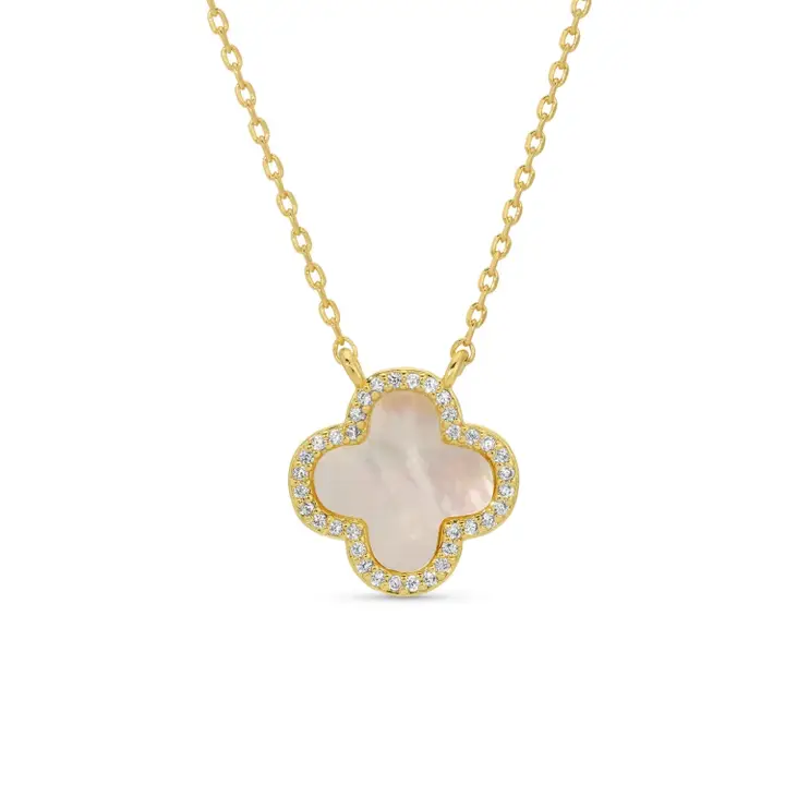 Shell Quatrefoil Necklace