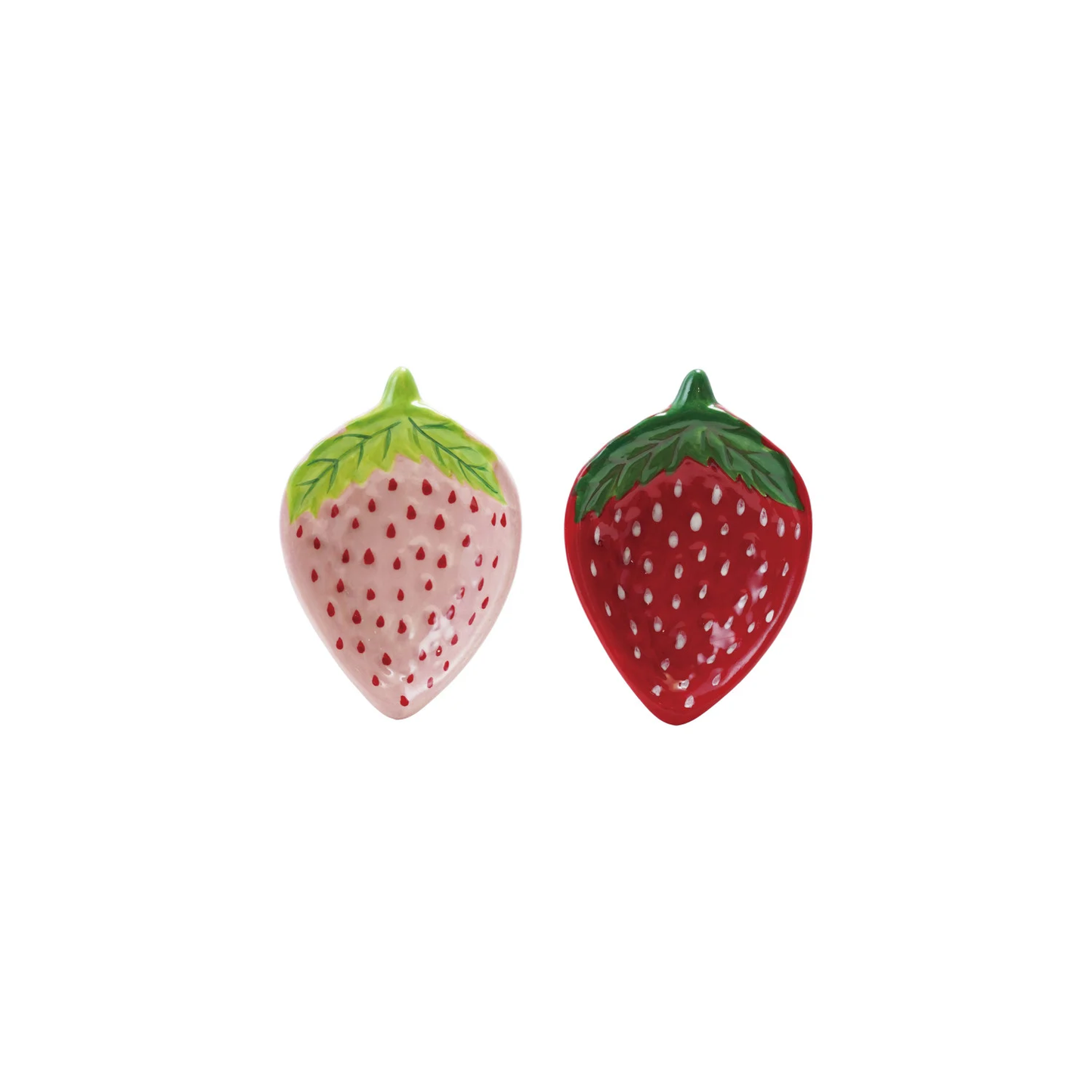 Ceramic Strawberry Shaped Dish, 2 Styles