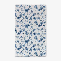 Blue Floral Luxe Hand Towel