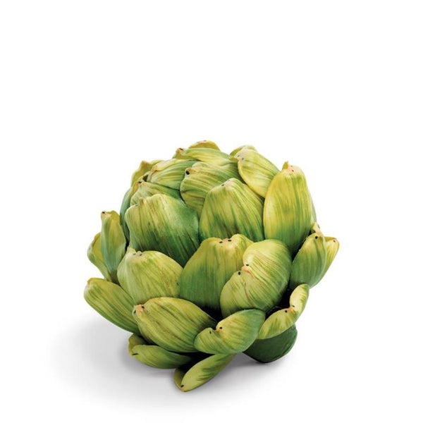 Artichoke, faux, green 4"