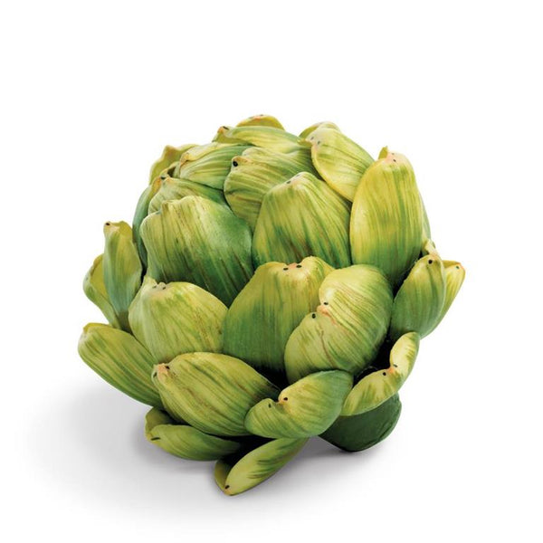 Artichoke, faux, green 6"