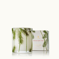 Thymes Frasier Fir Poured Candle, Pine Needle Design