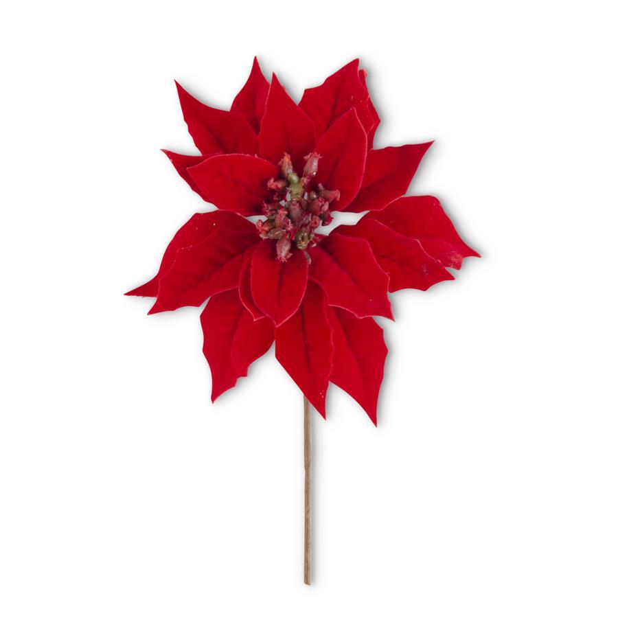 Poinsettia Pick, Red