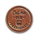 Call Me Old Fashioned - Leather Coaster