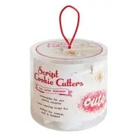 Script Cookie Cutters - Set of 26