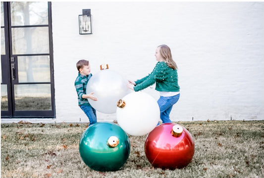 Holiball Inflatable Ornaments, 18"