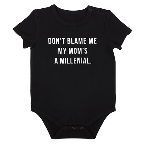 Don't Blame Me, 6-12 months Onesie