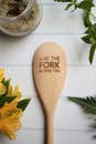 May the Fork Be With You Wooden Spoon