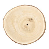 12-3/4" Round Paulownia Wood Slice