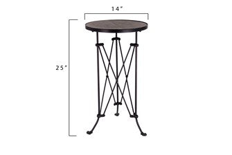 Metal Table w/ Wood Top *LOCAL PICK-UP ONLY*