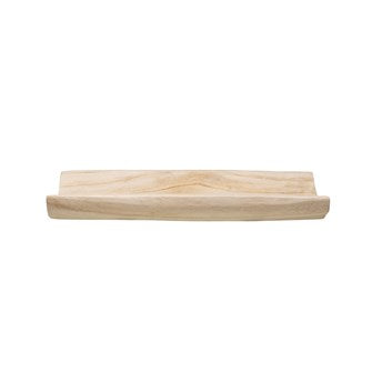 Paulownia Wood Curved Tray - POWELL PICK-UP ONLY