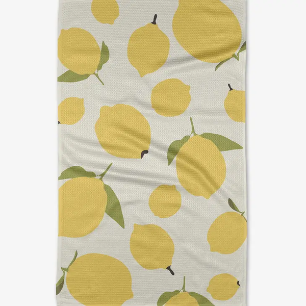 Sunny Lemons Kitchen Tea Towel